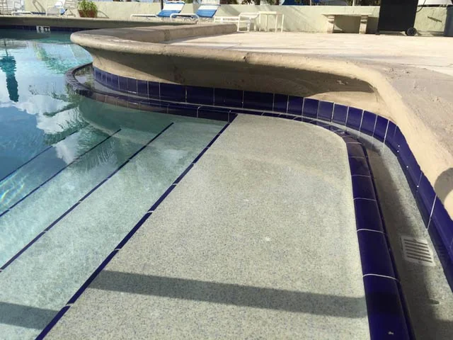 Pool tile and coping repair in Palm Beach County